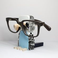 Load image into Gallery viewer, Budgie eyeglass stand ornament gift home decor