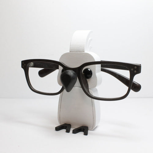 Cockatoo ornament statue eyeglass stand gift