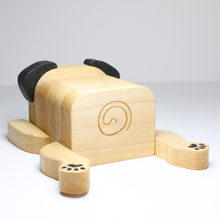 Load image into Gallery viewer, Wood Pug Trinket Box