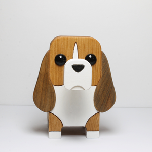 Basset hound eyeglass stand ornament gift home decor