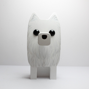 Samoyed eyeglass stand ornament home decor gift
