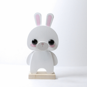 Kawaii Bunny Eyeglass Stand Desk Cute Accessories Office Decor