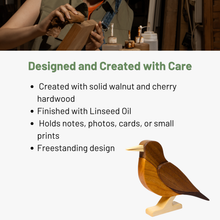Load image into Gallery viewer, Robin Card Holder | Bird Note Holder