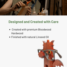 Load image into Gallery viewer, Red Dragon Eyeglass Stand / Glasses Holder