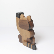 Load image into Gallery viewer, Raccoon Note Holder | Wooden Photo &amp; Card Holder with Magnet