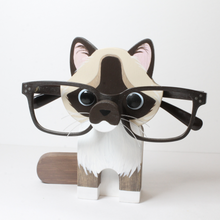 Load image into Gallery viewer, Personalized Cat Gift Custom Cat Gifts Eyeglass Stand Cat Mom Cat Dad Gift