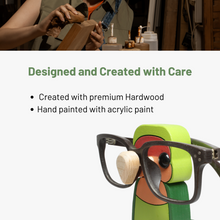 Load image into Gallery viewer, Lovebird eyeglass stand ornament gift home decor