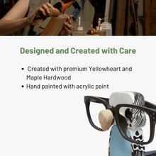 Load image into Gallery viewer, Budgie eyeglass stand ornament gift home decor