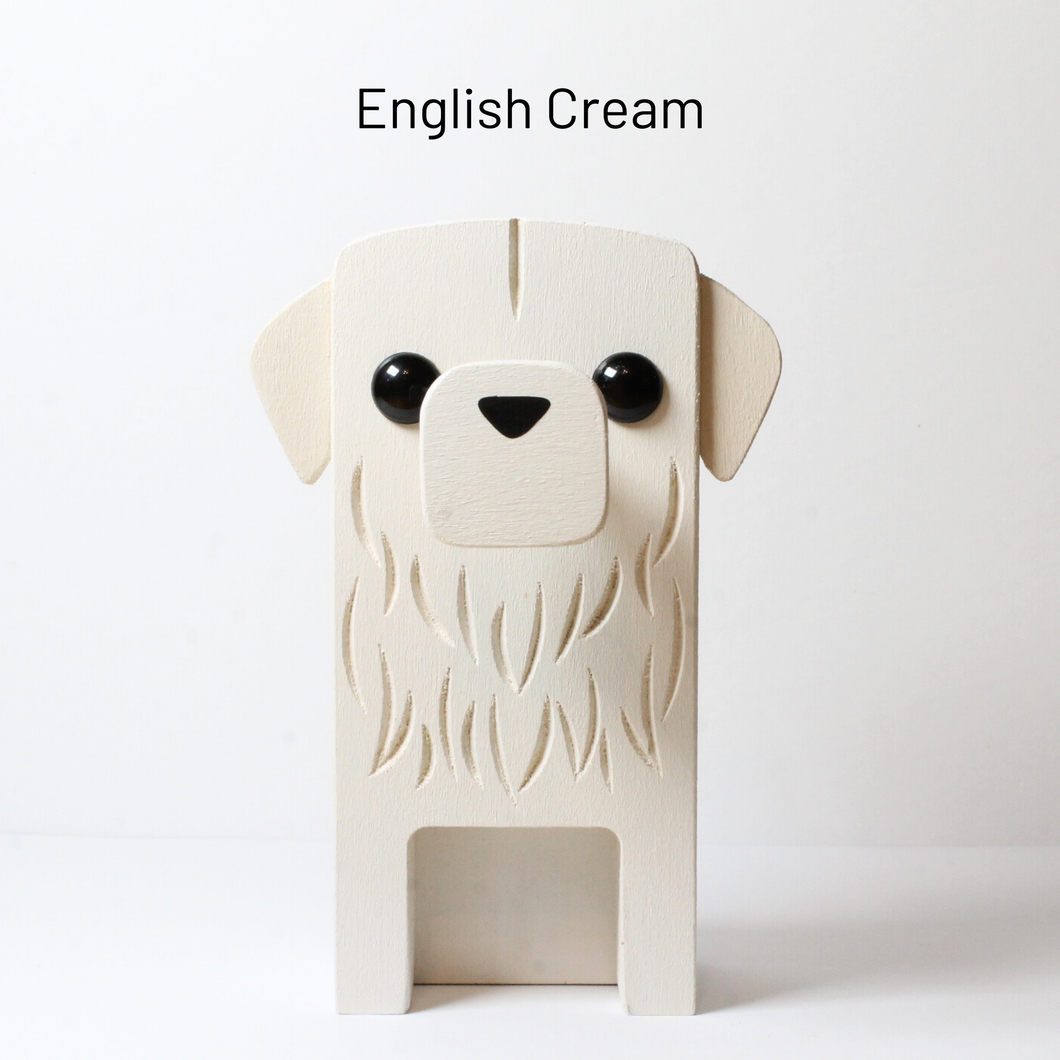 Cream Golden Retriever Ornament