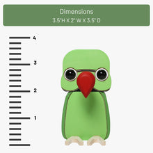 Load image into Gallery viewer, Indian Ringneck Parakeet Parrot eyeglass stand ornament gift decor