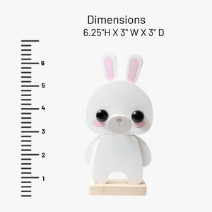 Kawaii Bunny Eyeglass Stand Desk Cute Accessories Office Decor