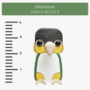 Caique Eyeglass Stand Ornament Gift Decor