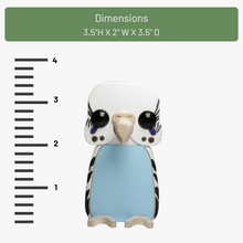 Load image into Gallery viewer, Budgie eyeglass stand ornament gift home decor