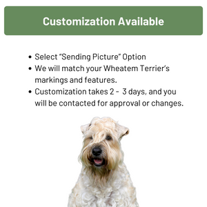 Wheaten Terrier Dog Eyeglass Stand Gift Ornament Home Decor Art - Customization Instructions