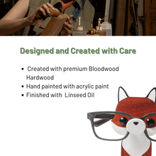 Load image into Gallery viewer, Fox Eyeglass Stand Gift Ornament Decor