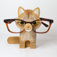 Load image into Gallery viewer, Personalized Cat Gift Custom Cat Gifts Eyeglass Stand Cat Mom Cat Dad Gift