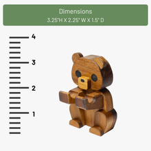 Load image into Gallery viewer, Bear Pen Holder | Wood Desk Organizer