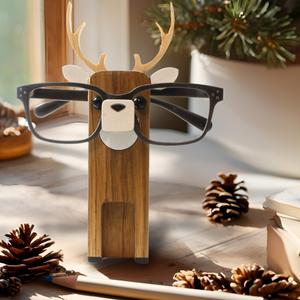 Deer Ornament Eyeglass Stand Stag Figure Hunter Gift