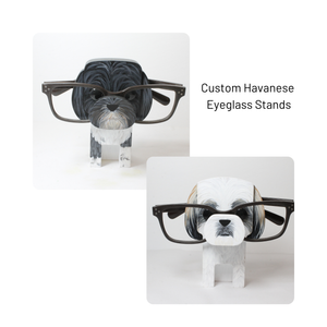 Havanese Dog Eyeglass Stand