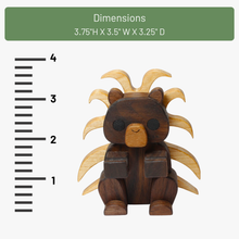 Load image into Gallery viewer, Porcupine Pen Holder | Wood Desk Organizer
