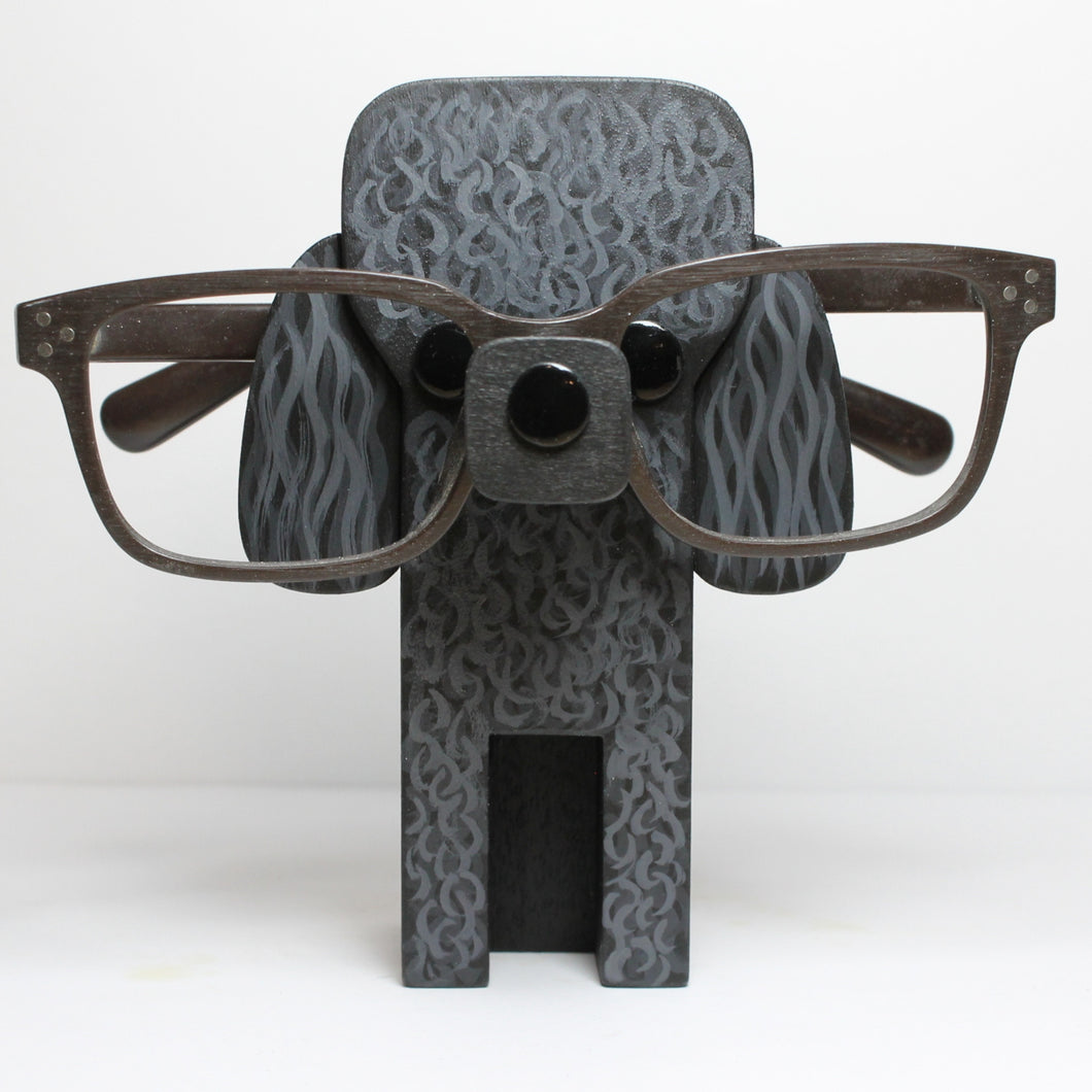 Black Poodle Eyeglass Stand