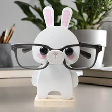 Load image into Gallery viewer, Bunny Eyeglass Stand Cute Desk Accessories Kawaii Office Decor