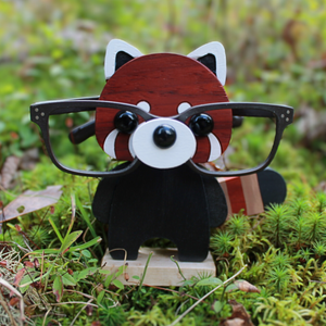 Red Panda Eyeglass Ornament Gift