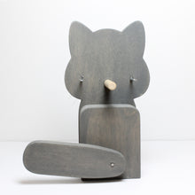 Load image into Gallery viewer, Grey Cat Eyeglass Stand