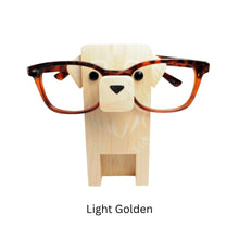 Load image into Gallery viewer, Golden Retriever Dog Wearing Eyeglasses Stand / Glasses Holder