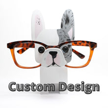 Load image into Gallery viewer, French Bulldog Eyeglass Stand / Frenchie Glasses Holder