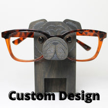 Load image into Gallery viewer, Pug Dog Wearing Eyeglasses Stand / Eyeglass Holder