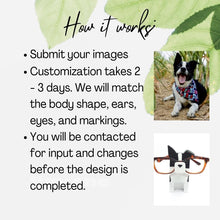 Load image into Gallery viewer, Personalized Dog Eyeglass Stand