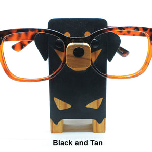 Dachshund Wearing Eyeglasses Stand / Holder