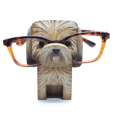 Shih Tzu Dog Wearing Eyeglasses Stand / Glasses Holder