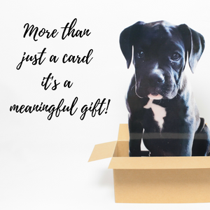 Personalized Dog in a Box Pop Up Card