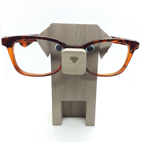 Weimaraner Dog Wearing Eyeglasses Stand / Glasses Holder