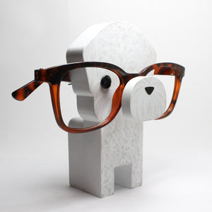 Bichon Frise Dog Eyeglass Stand / Holder
