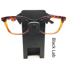 Load image into Gallery viewer, Labrador Retriever Dog Wearing Eyeglass Stand / Glasses Holder