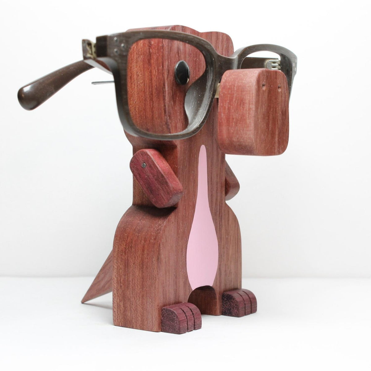 Tyrannosaurus Rex Dinosaur Eyeglass Stand / Glasses Holder Rogue Bunny Woodworks