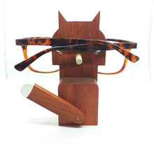 Load image into Gallery viewer, Fox Wearing Eyeglasses Stand / Glasses Holder