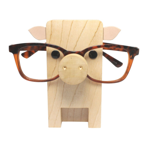 Pig Wearing Eyeglasses Stand / Glasses Holder