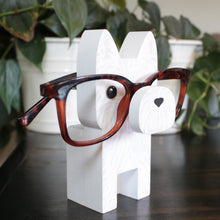 Load image into Gallery viewer, West Highland Terrier Dog Wearing Eyeglasses Stand / Westie Glasses Holder